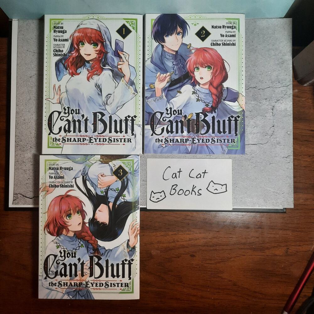 You Can't Bluff the Sharp-Eyed Sister Vol. 1-3 Official English Manga Bundle